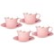 Чайный набор  lefard "Времена года" 260 мл 8 пр. на 4 пер. розовый - фото 298895