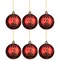 Набор елочных шаров из 6  шт коллекция "Red&gold"  D=7 см - фото 300742