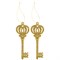 Набор декоративных подвесок из 2  шт "Ключи" коллекция "red&gold"6*16 см - фото 300766