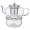 Чайник заварочный agness с фильтром из нжс и стекл. подставкой для подогрева 800 мл - фото 301663