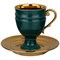 Чайный набор lefard на 4 персоны 8 пр. 250 мл зеленый - фото 302347