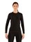 Футболка женская Atala/ дл. рукав/ синтетика/ черный/ S-M - фото 309090
