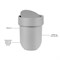 Контейнер мусорный touch с крышкой серый - фото 310102