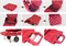 Сумка на колесиках foldabletrolley red - фото 310220