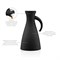 Термокувшин vacuum 1 л высокий черный матовый - фото 310342