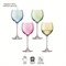 Набор бокалов для вина polka, 400 мл, пастельный, 4 шт. - фото 310603