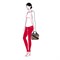 Сумка allrounder cross glencheck red - фото 311169