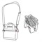 Сумка allrounder cross glencheck red - фото 311170