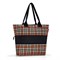 Сумка shopper e1 glencheck red - фото 311208