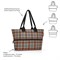Сумка shopper e1 glencheck red - фото 311213