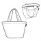 Сумка shopper m glencheck red - фото 311218