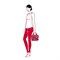 Сумка allrounder cross paisley ruby - фото 311222
