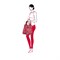 Сумка складная mini maxi shopper paisley ruby - фото 311256