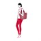 Сумка shopper m paisley ruby - фото 311264