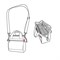 Сумка allrounder cross twist silver - фото 311277