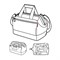 Сумка allrounder l pocket black - фото 311298