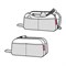Косметичка travelcase canvas grey - фото 311400
