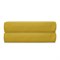 Простыня на резинке из сатина горчичного цвета из коллекции essential, 180х200х28 см - фото 313058