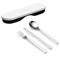 Набор столовых приборов в футляре on the go, белый, 3 шт. - фото 314199