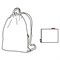 Рюкзак складной mini maxi sacpack floral 1 - фото 314320