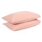 Набор из двух наволочек цвета пыльной розы из органического стираного хлопка из коллекции essential, - фото 319806