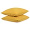 Набор из двух наволочек горчичного цвета из органического стираного хлопка из коллекции essential, 7 - фото 319845