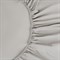 Простыня на резинке серого цвета из органического стираного хлопка из коллекции essential, 180х200 с - фото 319926