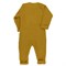 Комбинезон с длинным рукавом из хлопкового муслина горчичного цвета из коллекции essential 12-18m - фото 320948