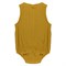 Боди из хлопкового муслина горчичного цвета из коллекции essential 12-18m - фото 321241