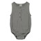 Боди из хлопкового муслина серого цвета из коллекции essential 3-6m - фото 321247