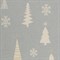 Плед из хлопка с новогодним рисунком christmas tree из коллекции new year essential, 130х180 см - фото 321906