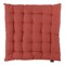 Подушка на стул из хлопка терракотового цвета из коллекции prairie, 40х40 см - фото 321949