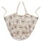 Пляжная сумка из хлопка молочного цвета с принтом Цветы из коллекции prairie - фото 322363