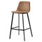 Стул барный hugh, экокожа, светло-коричневый - фото 326460