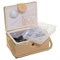 Шкатулка для рукоделия (с подносом и набором для шитья), L24 W17,5 H15см - фото 329232