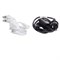 Шнур с адаптером и вилкой для уличной гирлянды, белый/черный, L1,5 м. Степень внешней защиты IP44, 2 - фото 329668