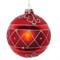 Украшение новогоднее Шар "Алая причуда", D10 см - фото 329907