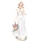 Фигурка декоративная "Девушка с корзиной цветов", L16 W11 H35 см - фото 330139