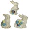 Фигурка декоративная "Заяц",  набор из 3-х шт, L6 W6 H8,5 см - фото 332721