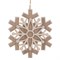 Украшение новогоднее "Снежинка", L15 W0,5 H15 см, 3в. - фото 335466