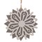 Украшение новогоднее "Снежинка", L15 W0,5 H15 см, 3в. - фото 335480