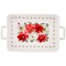 Блюдо прямоугольное с ручками "Маки" 32,5*19*6 см - фото 345562