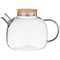 Чайник заварочный 1000 мл с бамбуковой крышкой - фото 347075 Чайник заварочный 1000 мл с бамбуковой крышкой - фото 347075