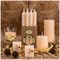 Набор ароматических стеариновых свечей из 3 шт lavender D=4,5 см H=5 см - фото 347757