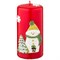 Свеча декоративная столбик "Счастливый снеговик" D=6 см H=12 см - фото 347783
