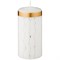 Свеча декоративная столбик  высокий "Волшебное сияние" white D=7 см H=15 см - фото 347826