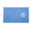 Полотенце "Снежинка",30х50. махра,синий,вышивка,100% х\б 400гр\м, кружево - фото 350454