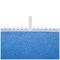 Полотенце "Снежинка",30х50. махра,синий,вышивка,100% х\б 400гр\м, кружево - фото 350455