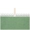 Полотенце махровое "Маки",30х50 см ,зелёный,вышивка,100% х\б - фото 350470