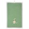 Полотенце махровое "Ромашки",30х50 см ,зелёный,вышивка,100% х\б - фото 350472